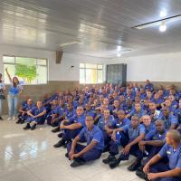 AMN PROMOVE PALESTRA PARA RECRUTAS DO NÚCLEO DE FORMAÇÃO DE RESERVISTAS NAVAIS DA BAENSPA